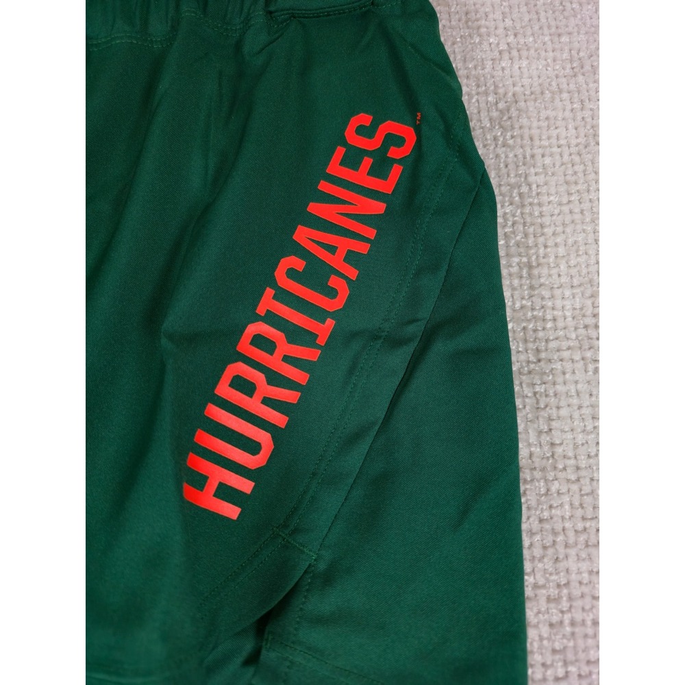 NWT Adidas Miami‎ Hurricanes AEROREADY Women's Running Shorts Green Sz Medium - Picture 2 of 15
